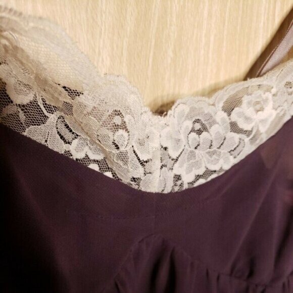 Victoria's Secret Womens Purple Semi Sheer Babydoll Medium - Picture 4 of 8